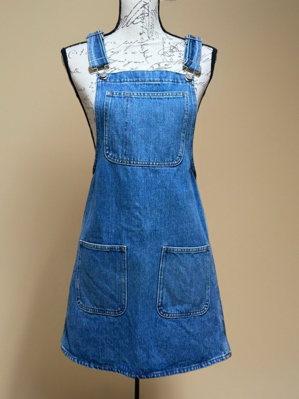 Madewell Denim Overall Mini Dress EUC Sz XS